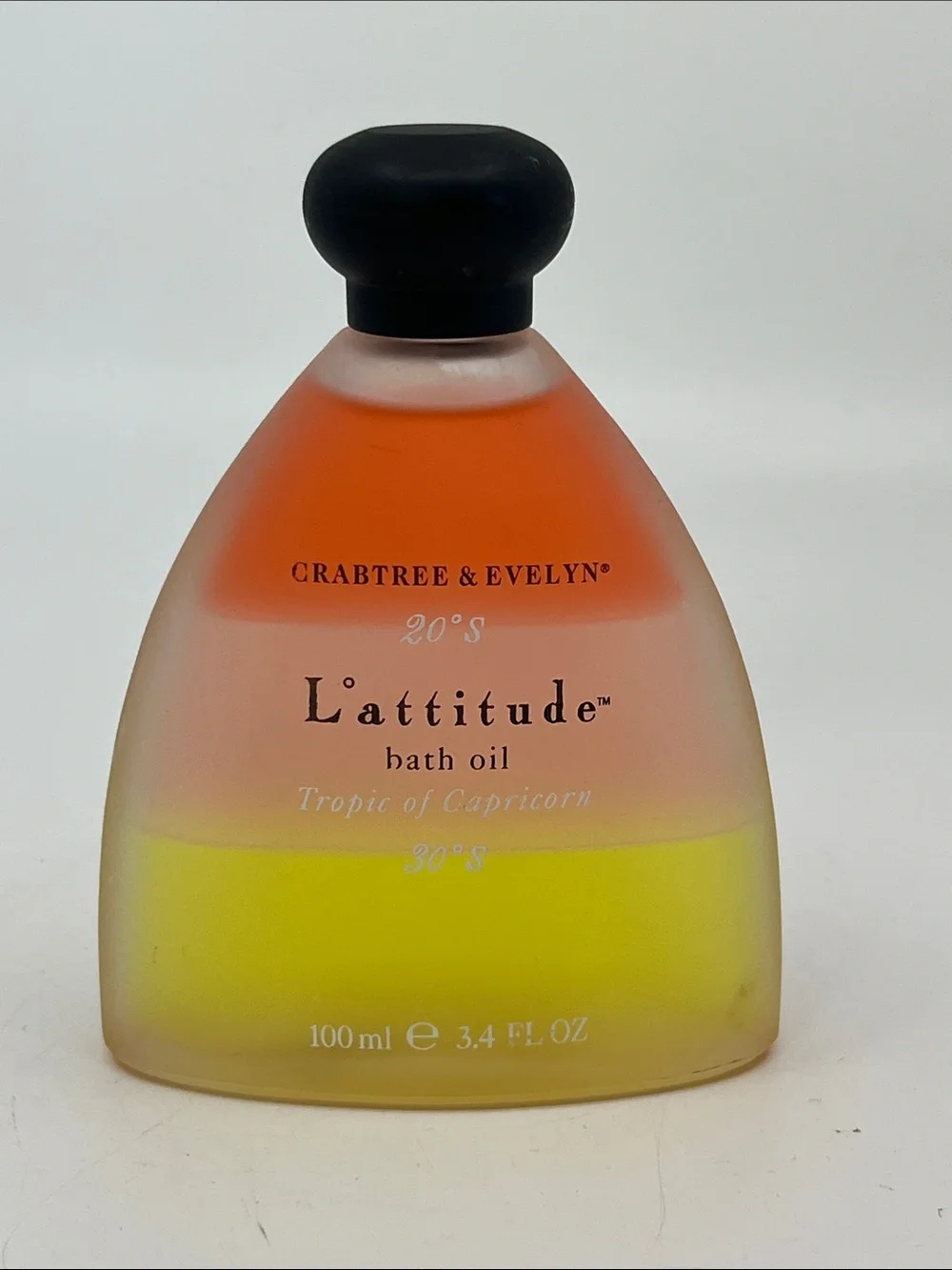 Crabtree & Evelyn L'attitude Bath Oil -Tropical of Capricorn- 3.4 Oz.